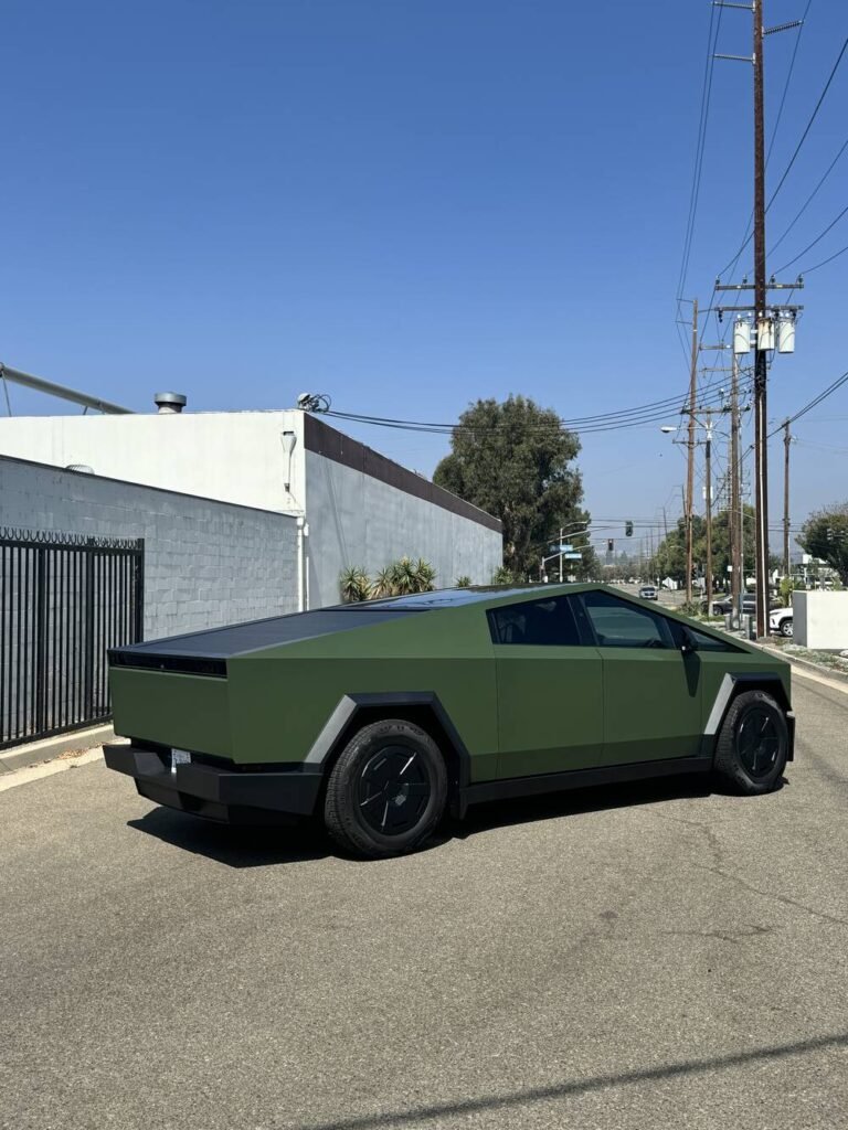 Cybertruck After Paint Protection Film at Socal Vinyl and Paint Protection Shop, Orange County